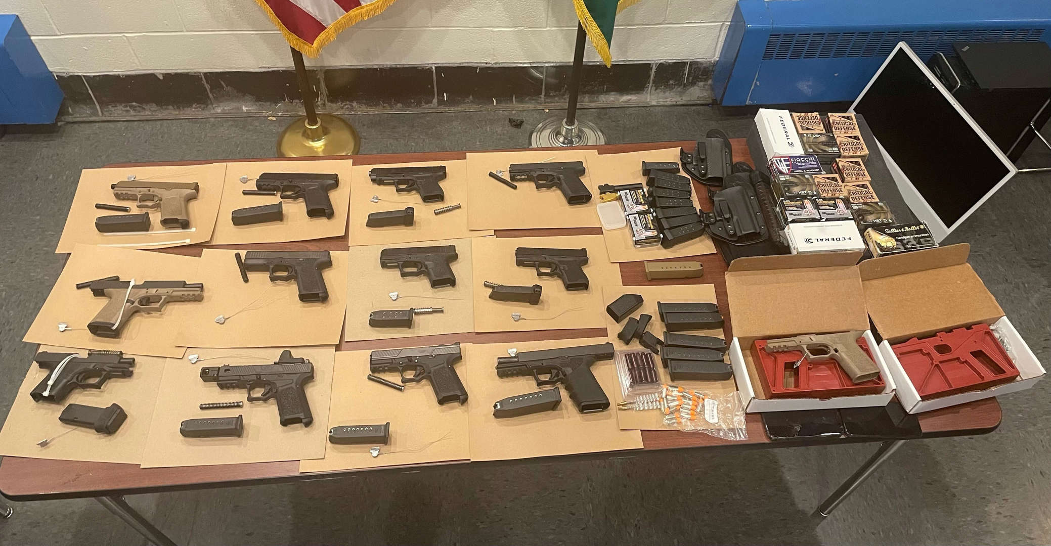 seized guns, accessories and builds