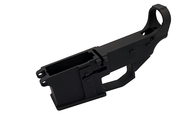 A Type III Hard Anodized Billet AR15 Lower Receiver