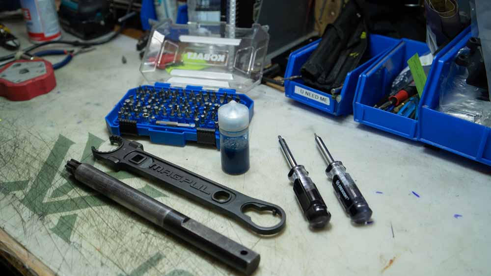 tools for AR15 LPK install tools for AR15 LPK install