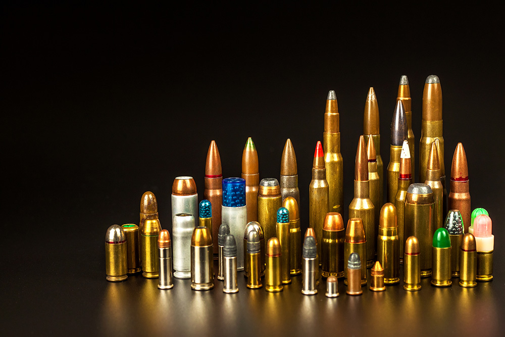 Variety of ammunition Variety of ammunition