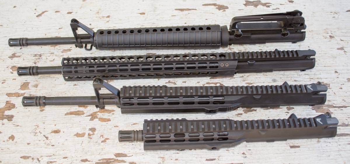 various AR15 barrel lengths