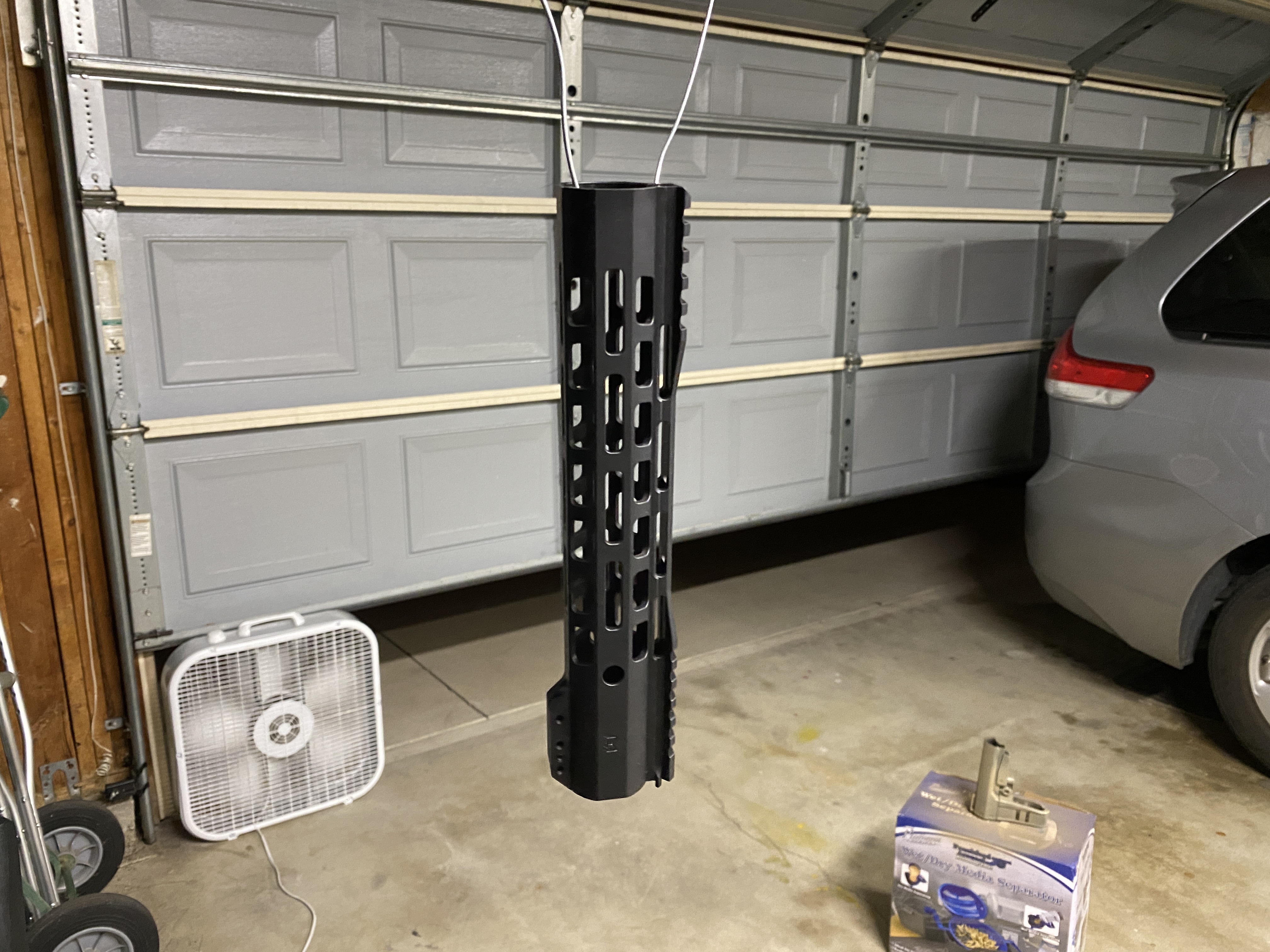 cleaning and prepping mlok rail 