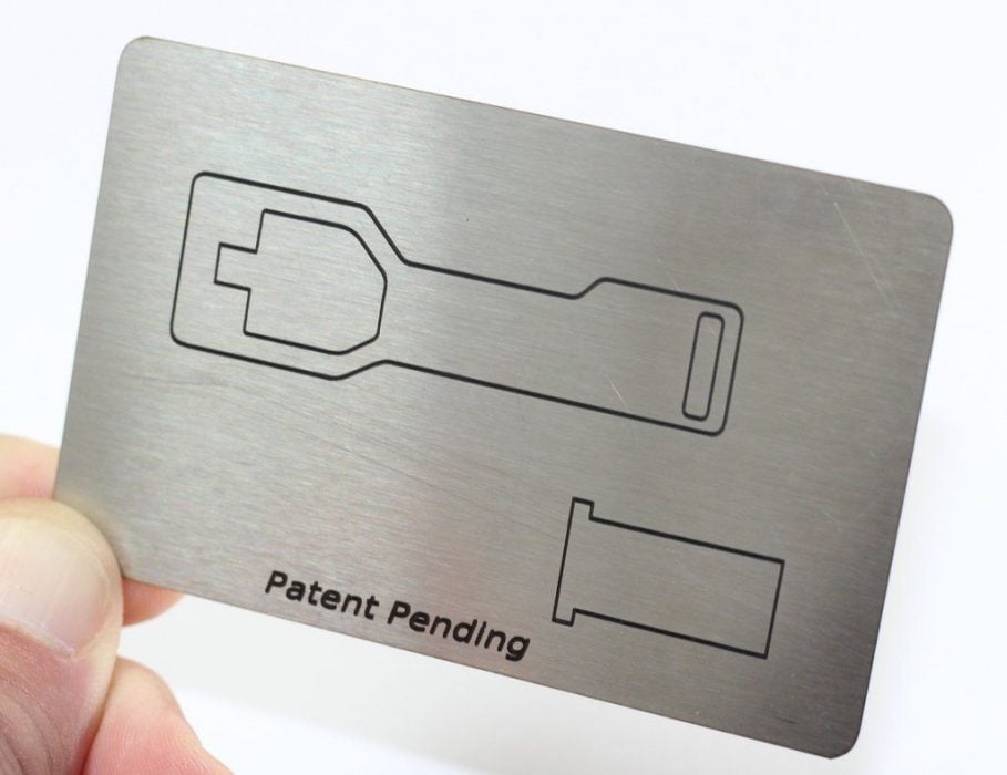 metal business card metal business card