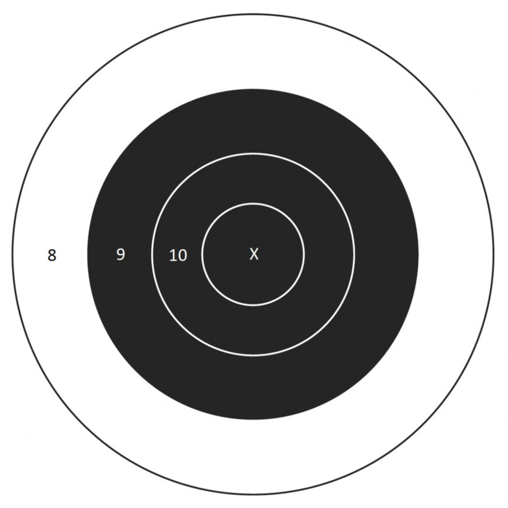 An example of a B8 target
