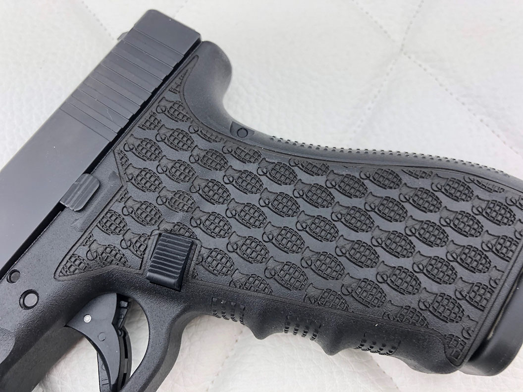 laser stippling on glock