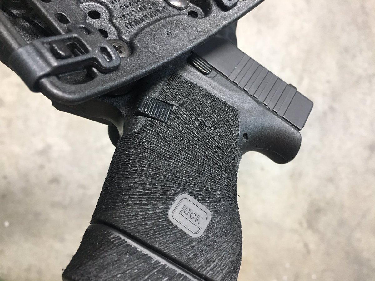 How does one make this stipple pattern? : r/Glocks