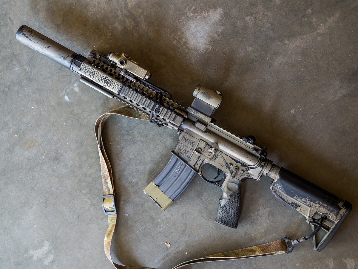 Suppressed Daniel Defense AR15