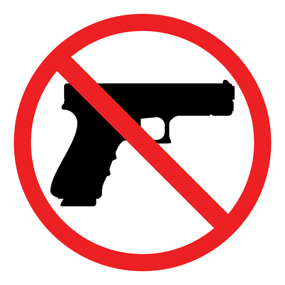 No guns signs are dumb