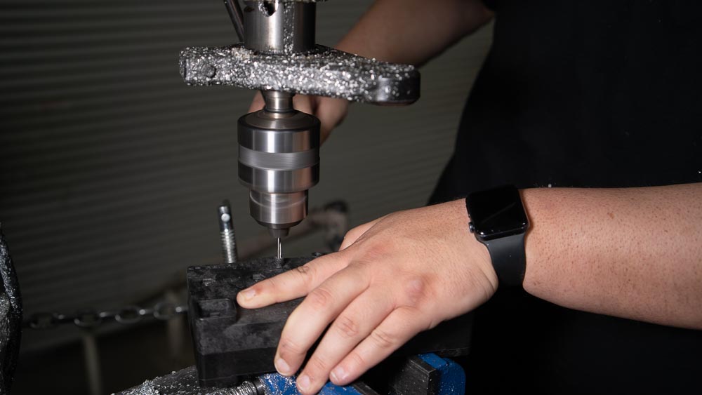 Drill presses produce best results for MOD1's Drill presses produce best results for MOD1's